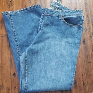 L.L. Bean Favorite Jean Classic Blue Straight Fit Denim Jeans Size 20